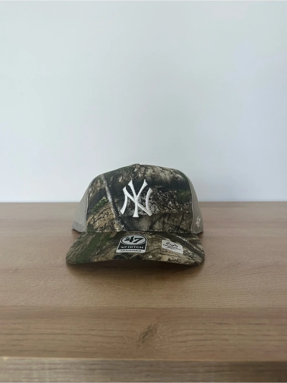 New York Yankees Camo Trucker 47 Hitch Hat
